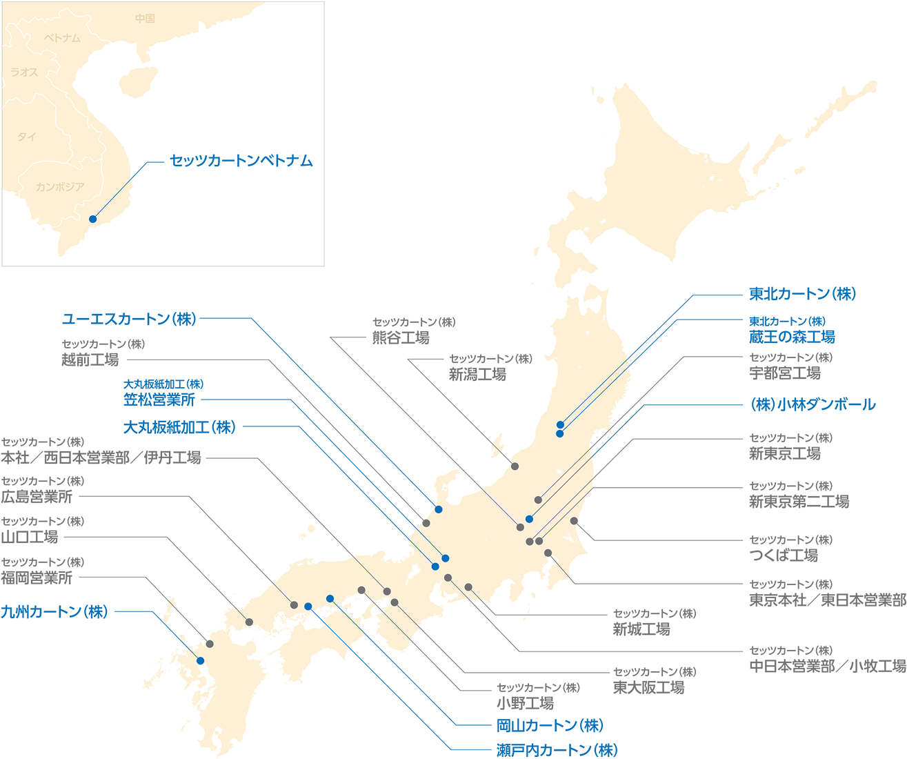 セッツカートングループイメージマップ
